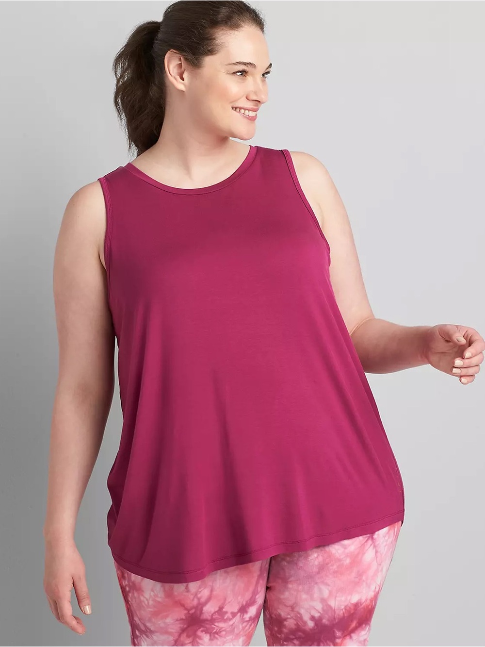 J+B Maroon / Burgundy Tank